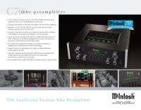 McIntosh C70 - Brochure 